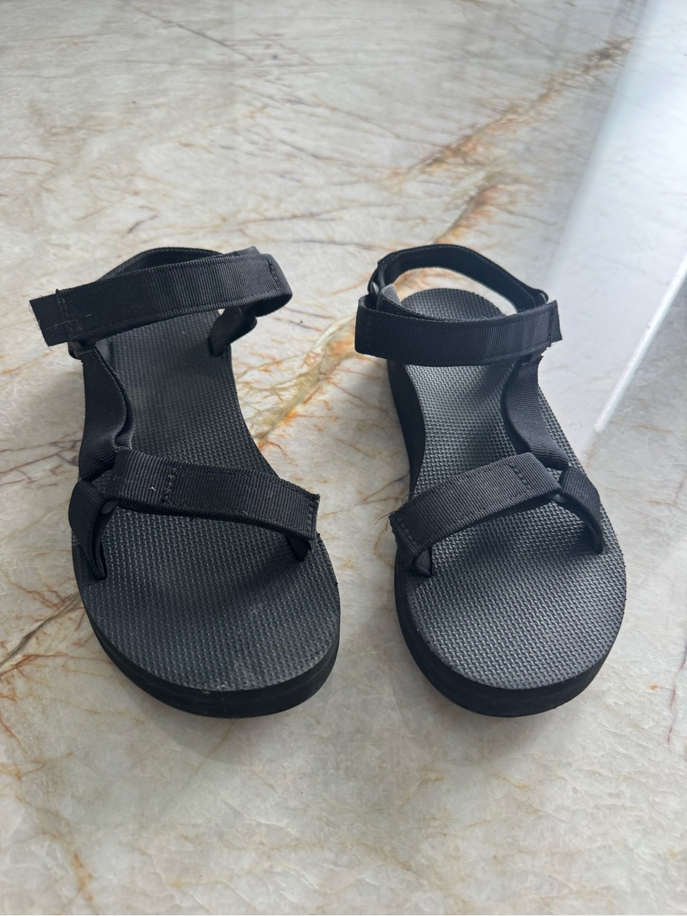 Teva Women’s Black Sandals - Picture 2 of 4